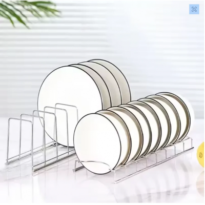 Kitchen Bowl Dish Organizer Stainless Steel